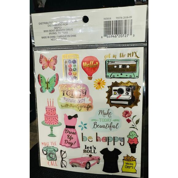 Annee Creative / Creative Year 40 pc Stickers - Picture 1 of 2